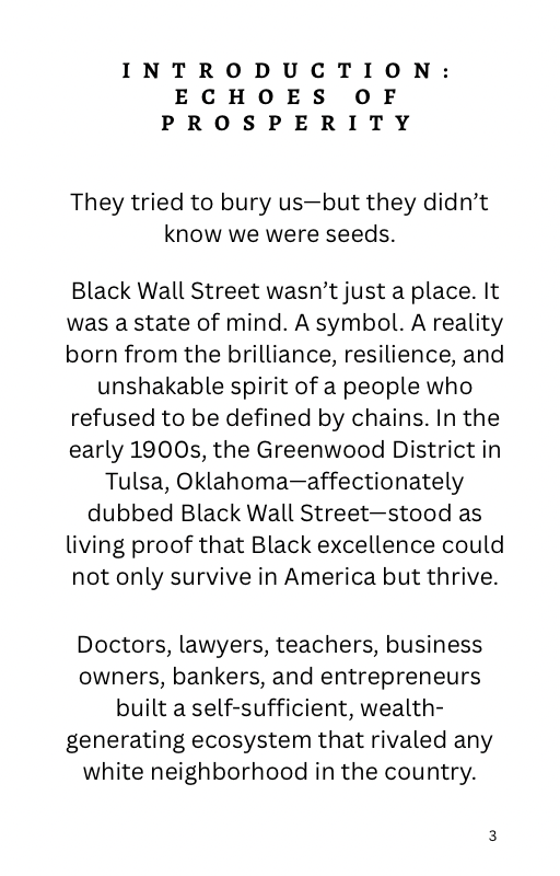 Rebuilding Black Wall Street: A 2025 Blueprint for Economic Power